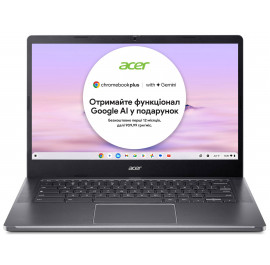 Ноутбук Acer Chromebook Plus CB514-4H (NX.KUZEU.001) Silver