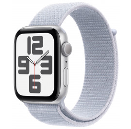 Смарт-часы Apple Watch SE GPS 40mm Silver Aluminium Case with Blue Cloud Sport Loop