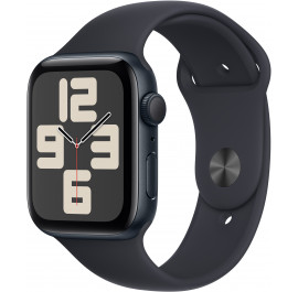 Смарт-часы Apple Watch SE GPS 44mm Midnight Aluminium Case with Midnight Sport Band - S/M