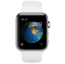 Купить Смарт-часы Apple Watch Series 2 42mm Stainless Steel Case with White Sport Band Model A1758 (MNPR2) Купить Смарт-часы Apple Watch Series 2 42mm Stainless Steel Case with White Sport Band Model A1758 (MNPR2)