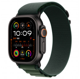 Смарт-часы Apple Watch Ultra 2 GPS 49mm Black Titanium Case with Dark Green Alpine Loop - Medium