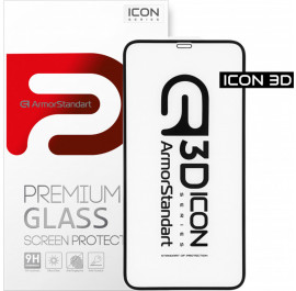 Защитное стекло для смартфона Armorstandart for Apple iPhone 12 Mini Black, 0.33mm, 3D (ARM57193)