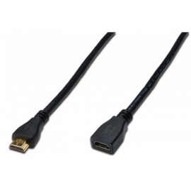 Купить Кабель HDMI Assmann HDMI High speed + Ethernet (AM/AF) 5m Black (AK-330201-050-S) Купить Кабель HDMI Assmann HDMI High speed + Ethernet (AM/AF) 5m Black (AK-330201-050-S)