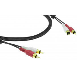 Купить Кабель RCA Cablexpert CCA-2R2R-5M 5m Black Купить Кабель RCA Cablexpert CCA-2R2R-5M 5m Black