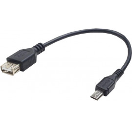 Купить Кабель USB type A - USB type B Cablexpert USB 2.0 - USB Micro-B 0.15m Black (A-OTG-AFBM-03) Купить Кабель USB type A - USB type B Cablexpert USB 2.0 - USB Micro-B 0.15m Black (A-OTG-AFBM-03)