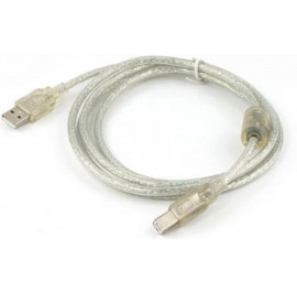 Купить Кабель USB type A - USB type B Cablexpert USB 2.0 A - USB B 0.75m (CCF-USB2-AMBM-TR-0.75M) ферритовый фильтр Купить Кабель USB type A - USB type B Cablexpert USB 2.0 A - USB B 0.75m (CCF-USB2-AMBM-TR-0.75M) ферритовый фильтр