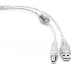Купить Кабель USB type A - USB type B Cablexpert USB 2.0 A - USB B 2m (CCF-USB2-AMBM-TR-2M) ферритовый фильтр Купить Кабель USB type A - USB type B Cablexpert USB 2.0 A - USB B 2m (CCF-USB2-AMBM-TR-2M) ферритовый фильтр