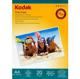 Купить Фотобумага Kodak 180g/m2, A4, 20л (CAT5740-800) Купить Фотобумага Kodak 180g/m2, A4, 20л (CAT5740-800)