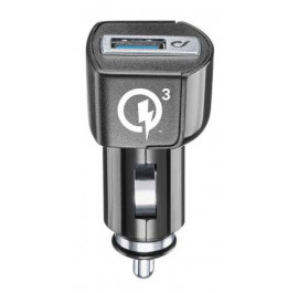 Купить Автомобильное зарядное устройство CellularLine USB QC 3.0 Black (CBRHUUSBQCK) Купить Автомобильное зарядное устройство CellularLine USB QC 3.0 Black (CBRHUUSBQCK)