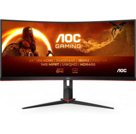 Монитор игровой AOC CU34G2XP/BK