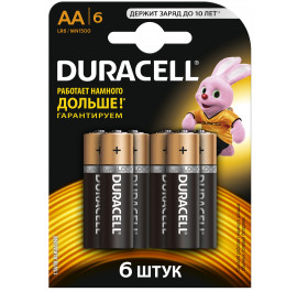 Купить Батарейка Duracell MN-1500 (LR-06) 5+1 Купить Батарейка Duracell MN-1500 (LR-06) 5+1