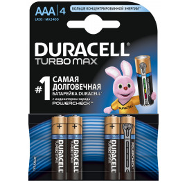 Купить Батарейки Duracell MX-2400 Turbo (LR-03) 4шт. Купить Батарейки Duracell MX-2400 Turbo (LR-03) 4шт.