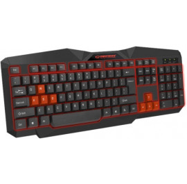 Купить Клавиатура проводная Esperanza EGK201 Red USB LED Купить Клавиатура проводная Esperanza EGK201 Red USB LED