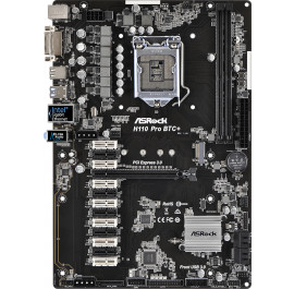 Купить Материнская плата ASRock H110 Pro BTC+ Купить Материнская плата ASRock H110 Pro BTC+