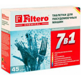Купить Таблетка для посудомоечной машины FILTERO Таблетки для посудомоечной машины 7 в 1 (45 шт) Купить Таблетка для посудомоечной машины FILTERO Таблетки для посудомоечной машины 7 в 1 (45 шт)