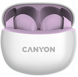 Наушники вкладыши беспроводные TWS Canyon TWS-5 (CNS-TWS5PU) Purple