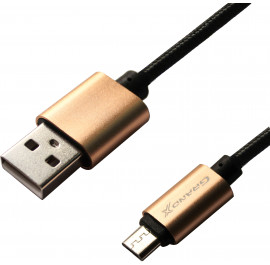 Купить Кабель Grand-X USB-microUSB 1m Black-Gold (FM01BG) Купить Кабель Grand-X USB-microUSB 1m Black-Gold (FM01BG)