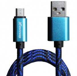 Купить Кабель синхронизации данных Grand-X USB-microUSB 1м Blue/Black (FM05BLB) Купить Кабель синхронизации данных Grand-X USB-microUSB 1м Blue/Black (FM05BLB)