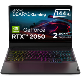 Ноутбук игровой Lenovo IdeaPad Gaming 3 15ACH6 (82K202DCRA) Shadow Black