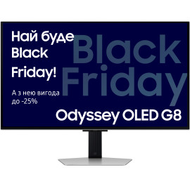 Монитор игровой Samsung Odyssey OLED G8 SMART (LS32DG800SIXUA/ZXUA)