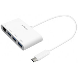 Купить Хаб USB Macally USB-C to USB-A with Ethernet White (UCHUB3GB) Купить Хаб USB Macally USB-C to USB-A with Ethernet White (UCHUB3GB)