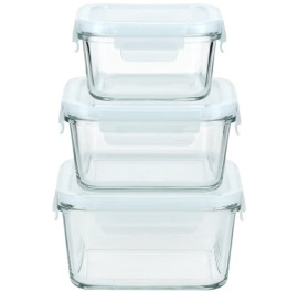 Емкость для хранения MiFamilia Набор Nested collection 3 шт. 450 мл, 750 мл, 1000 мл (6033-6086-6034)