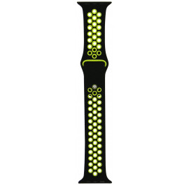 Купить Ремешок для смарт-часов Molife Apple Watch Silicone Nike Sport Band 2 Black/Yellow 42mm Купить Ремешок для смарт-часов Molife Apple Watch Silicone Nike Sport Band 2 Black/Yellow 42mm