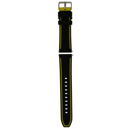 Купить Ремешок для смарт-часов Molife GearS3 Silicone Sport Band Black/Yellow 22mm Купить Ремешок для смарт-часов Molife GearS3 Silicone Sport Band Black/Yellow 22mm