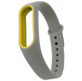 Купить Ремешок для фитнес-браслета Molife MiBand2 Silicone Sport 2 Grey/Yellow Купить Ремешок для фитнес-браслета Molife MiBand2 Silicone Sport 2 Grey/Yellow