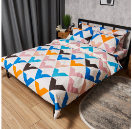 Комплект постельного белья Moon&Star Бязь Gold Люкс Color Clash 160х220 нав. 2х70х70 (MS-820008982)