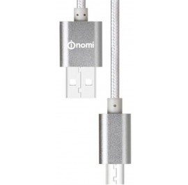 Купить Кабель Nomi DCM USB-microUSB 3m Silver (316189) Купить Кабель Nomi DCM USB-microUSB 3m Silver (316189)