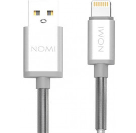 Купить Кабель синхронизации данных Nomi DCMQ 10i USB Lightning 1m Silver (316212) Купить Кабель синхронизации данных Nomi DCMQ 10i USB Lightning 1m Silver (316212)