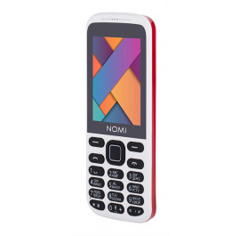 Купить Мобильный телефон Nomi i244 Dual Sim White-Red Купить Мобильный телефон Nomi i244 Dual Sim White-Red