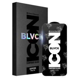 Защитное стекло для смартфона Armorstandart Supreme Black Icon 2.5D for Apple iPhone 16e Black (ARM84134)