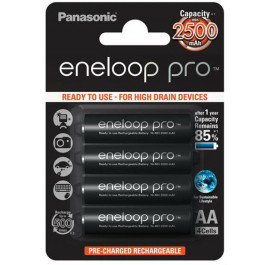 Купить Аккумулятор тип AA Panasonic Eneloop Pro AA 2500 mAh 4BP (BK-3HCDE/4BE) Купить Аккумулятор тип AA Panasonic Eneloop Pro AA 2500 mAh 4BP (BK-3HCDE/4BE)
