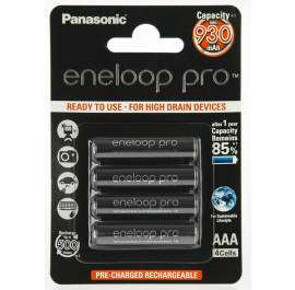 Купить Аккумулятор тип AAA Panasonic Eneloop Pro AAA 930 mAh 4BP (BK-4HCDE/4BE) Купить Аккумулятор тип AAA Panasonic Eneloop Pro AAA 930 mAh 4BP (BK-4HCDE/4BE)