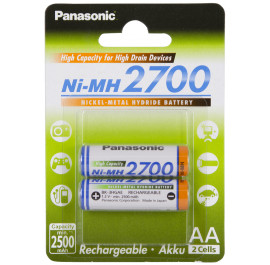 Купить Аккумулятор тип AA Panasonic High Capacity AA 2700 mAh 2BP Ni-MH (BK-3HGAE/2BE) Купить Аккумулятор тип AA Panasonic High Capacity AA 2700 mAh 2BP Ni-MH (BK-3HGAE/2BE)