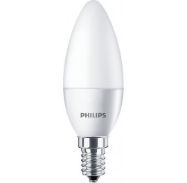 Купить Лампочка светодиодная Philips LEDcandle ND E14 5.5-40W 230V 2700K B35FR CorePro (929001157702) Купить Лампочка светодиодная Philips LEDcandle ND E14 5.5-40W 230V 2700K B35FR CorePro (929001157702)