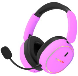 Гарнитура беспроводная игровая Hator PHOENIX 2 Hi-Res (ESH42) Wireless Cyber Violet
