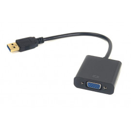 Купить Кабель PowerPlant USB 3.0 M - VGA F (CA910380) Купить Кабель PowerPlant USB 3.0 M - VGA F (CA910380)