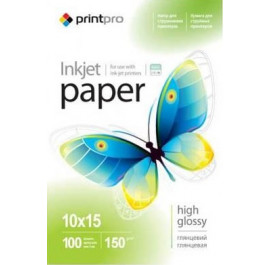 Купить Фотобумага PrintPro 150g/m2, 10x15, 100л (PGE1501004R) Купить Фотобумага PrintPro 150g/m2, 10x15, 100л (PGE1501004R)