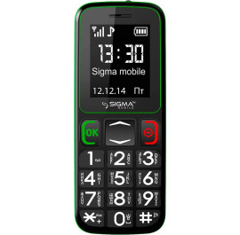 Купить Мобильный телефон Sigma Comfort 50 mini3 Black/Green Купить Мобильный телефон Sigma Comfort 50 mini3 Black/Green