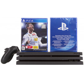 Купить Игровая приставка Sony PlayStation 4 Pro 1Tb Black (FIFA 18/ PS+14Day) Купить Игровая приставка Sony PlayStation 4 Pro 1Tb Black (FIFA 18/ PS+14Day)