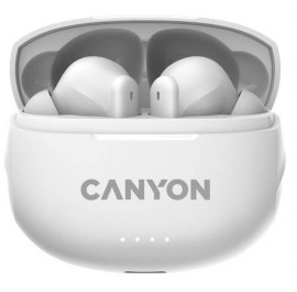 Наушники вкладыши беспроводные TWS Canyon TWS-8 (CNS-TWS8W) White