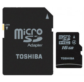 Купить Карта памяти microSD Toshiba microSDHC 16 GB Class 4 M102 + SD adapter (THN-M102K0160M2) Купить Карта памяти microSD Toshiba microSDHC 16 GB Class 4 M102 + SD adapter (THN-M102K0160M2)