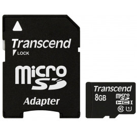Купить Карта памяти microSD Transcend microSDHC 8GB Class 10 UHS1+SD adapter Купить Карта памяти microSD Transcend microSDHC 8GB Class 10 UHS1+SD adapter