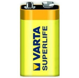 Купить Батарейка тип 6F22 (1604) Varta SUPERLIFE 6F22 FOL 1 ZINK-CARBON Купить Батарейка тип 6F22 (1604) Varta SUPERLIFE 6F22 FOL 1 ZINK-CARBON