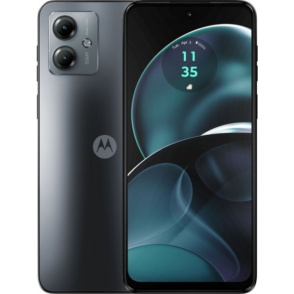 Акция на Смартфон Motorola G14 4/128Gb Steel Grey от Comfy UA