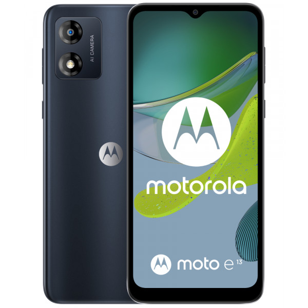 Акція на Смартфон Motorola E13 2/64Gb Cosmic Black від Comfy UA