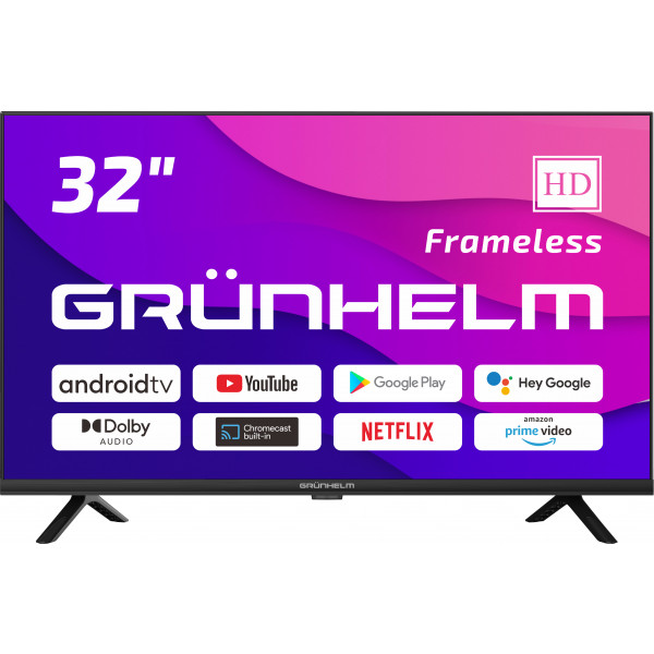 Акция на Телевізор Grunhelm 32H500-GA11V от Comfy UA